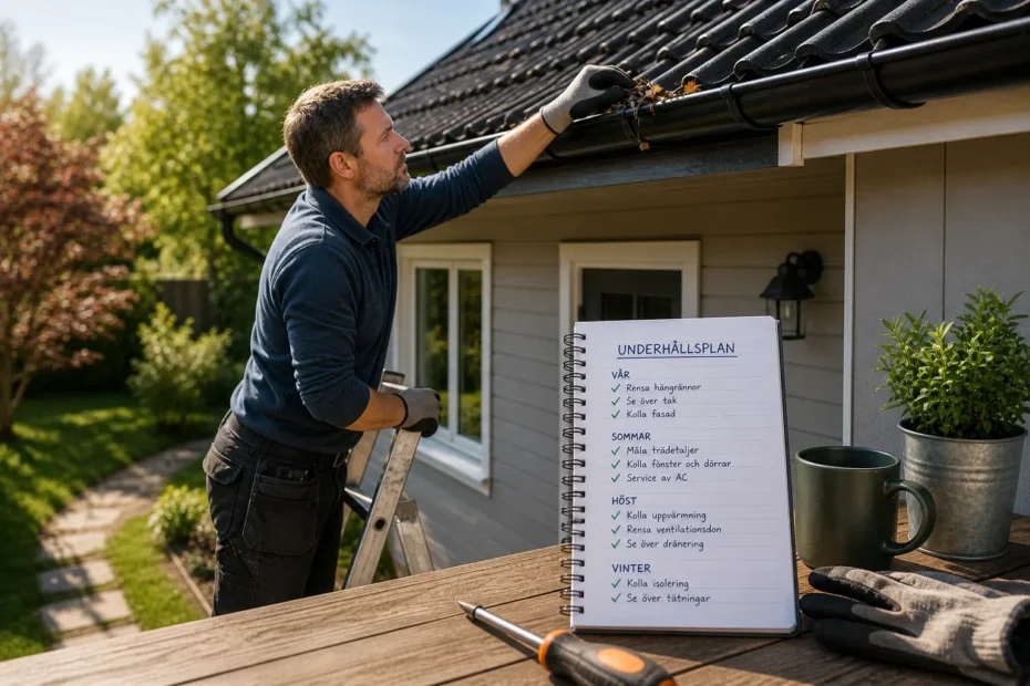 Underhåll av hus